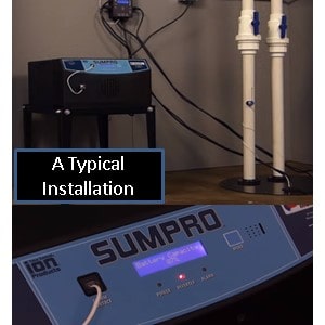 The Sumpro Model 100  Typical Installation